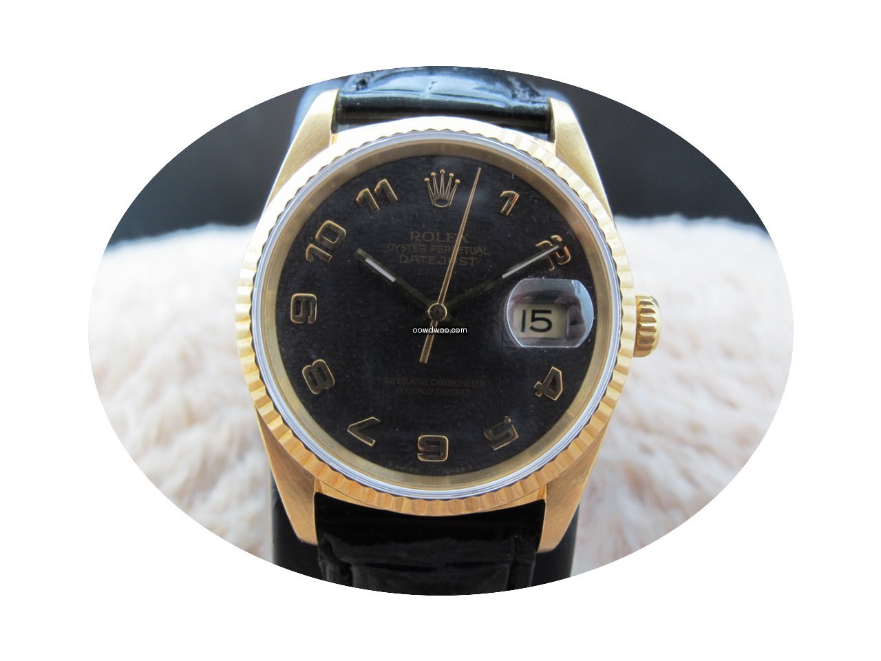 Rolex DATEJUST 16238 18k Yellow Gold ORI...