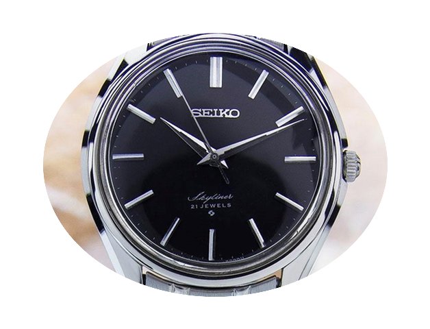 Seiko 1960s Mens Skyliner Manual Wind Vi...