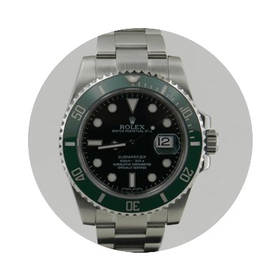 Rolex SUBMARiNER CERAMiC STEEL GREEN...