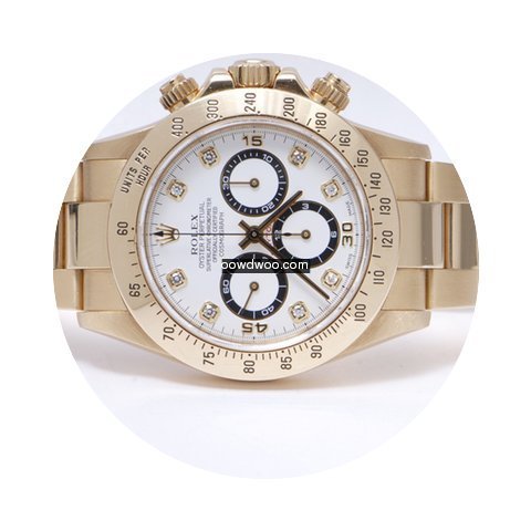 Rolex Daytona Zenith 16528 Diamonds...