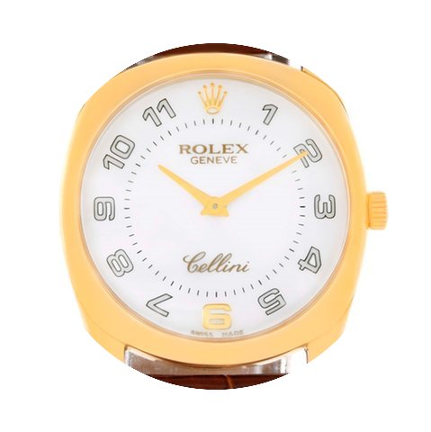 Rolex Cellini Danaos 18k Yellow Gold Whi...