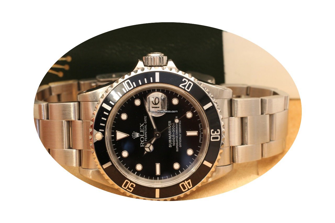 Rolex Submariner Date tritium dial X ser...
