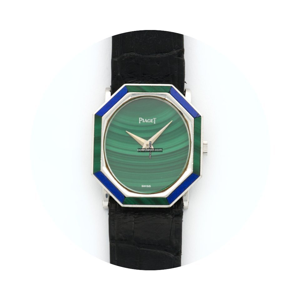 Piaget White Gold Malachite and Lapis St...