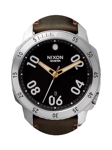 Nixon A508-019 Ranger Leather Black Brow...
