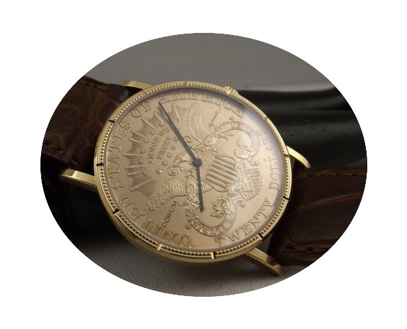 Corum twenty dollars 1899 coin watch 20$...