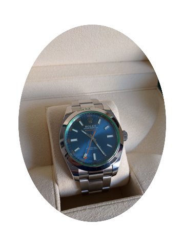 Rolex Milgauss Cadran Bleu Glace Verte (...