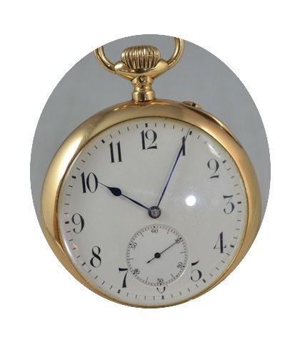 IWC Taschenuhr Lepine, 14ct. rosegold, B...