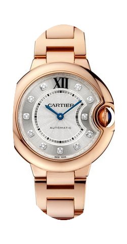 Cartier Ballon Bleu 33mm with Diamond Di...