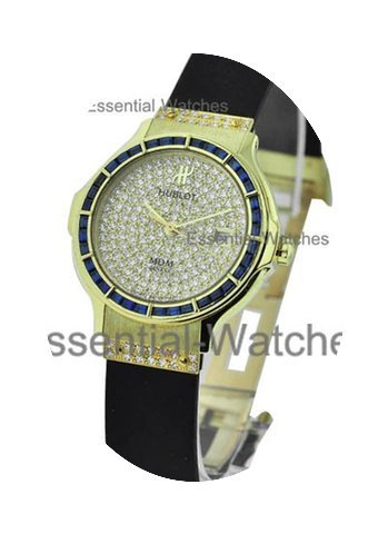 Hublot Classic 28mm with Blue Sapphire B...