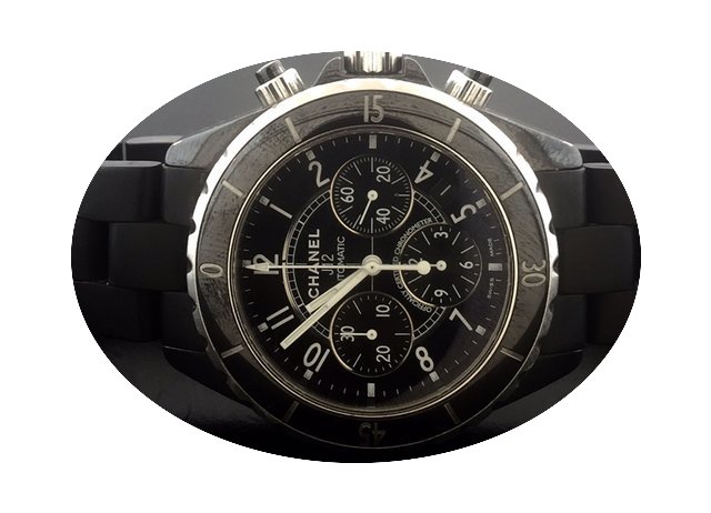 Chanel J12 CHRONOGRAPH BLACK...
