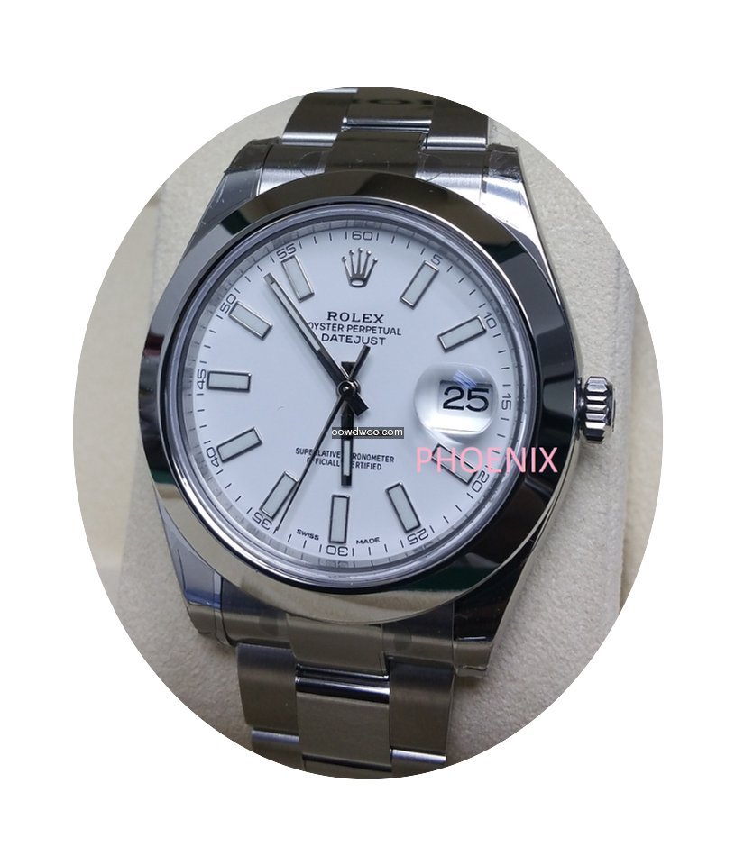 Rolex Datejust 116300 White Index...