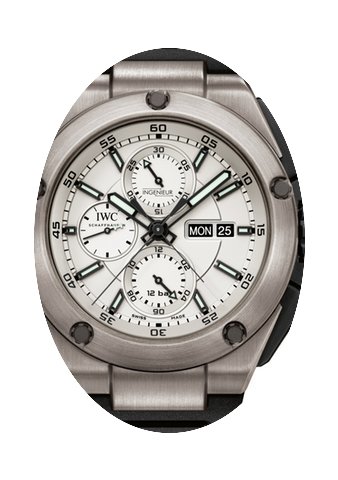 IWC Ingenieur Double Chronograph 45mm Me...