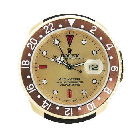 Rolex GMT Master 16758 18K Gold Diamond ...