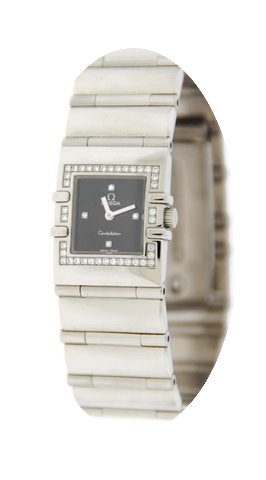 Omega Constellation Quadra Diamond Stain...