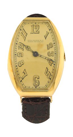 Patek Philippe Rare Ref3, 18k YG Tonneau...