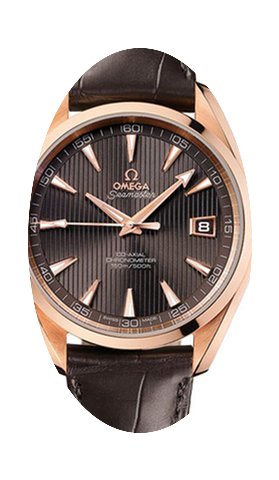 Omega Constellation Brown Dial 18kt Rose...