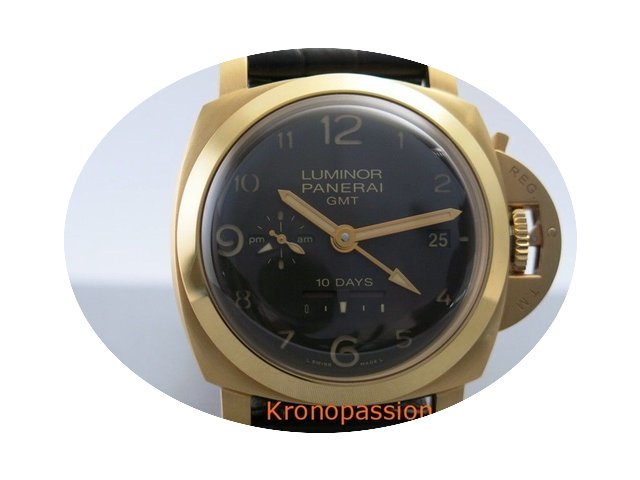 Panerai Luminor 1950 Gmt 18k Rose Gold P...