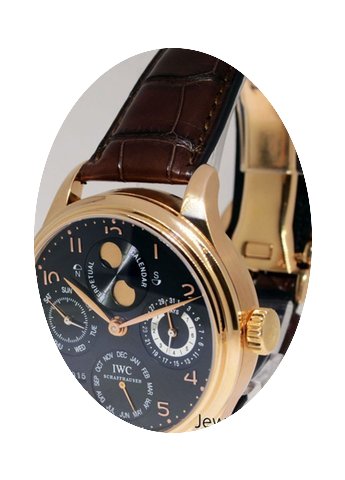 IWC Portuguese Perpetual Calendar 18k Ro...