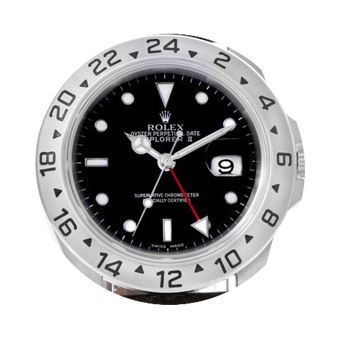 Rolex Explorer Ii Mens Steel Black Dial ...