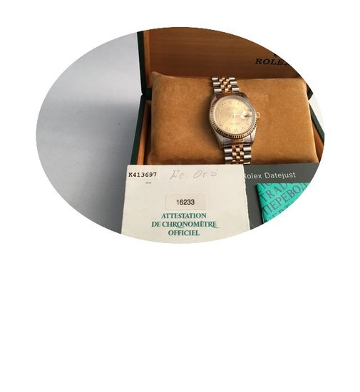 Rolex datejust acciaio oro quadrante dor...