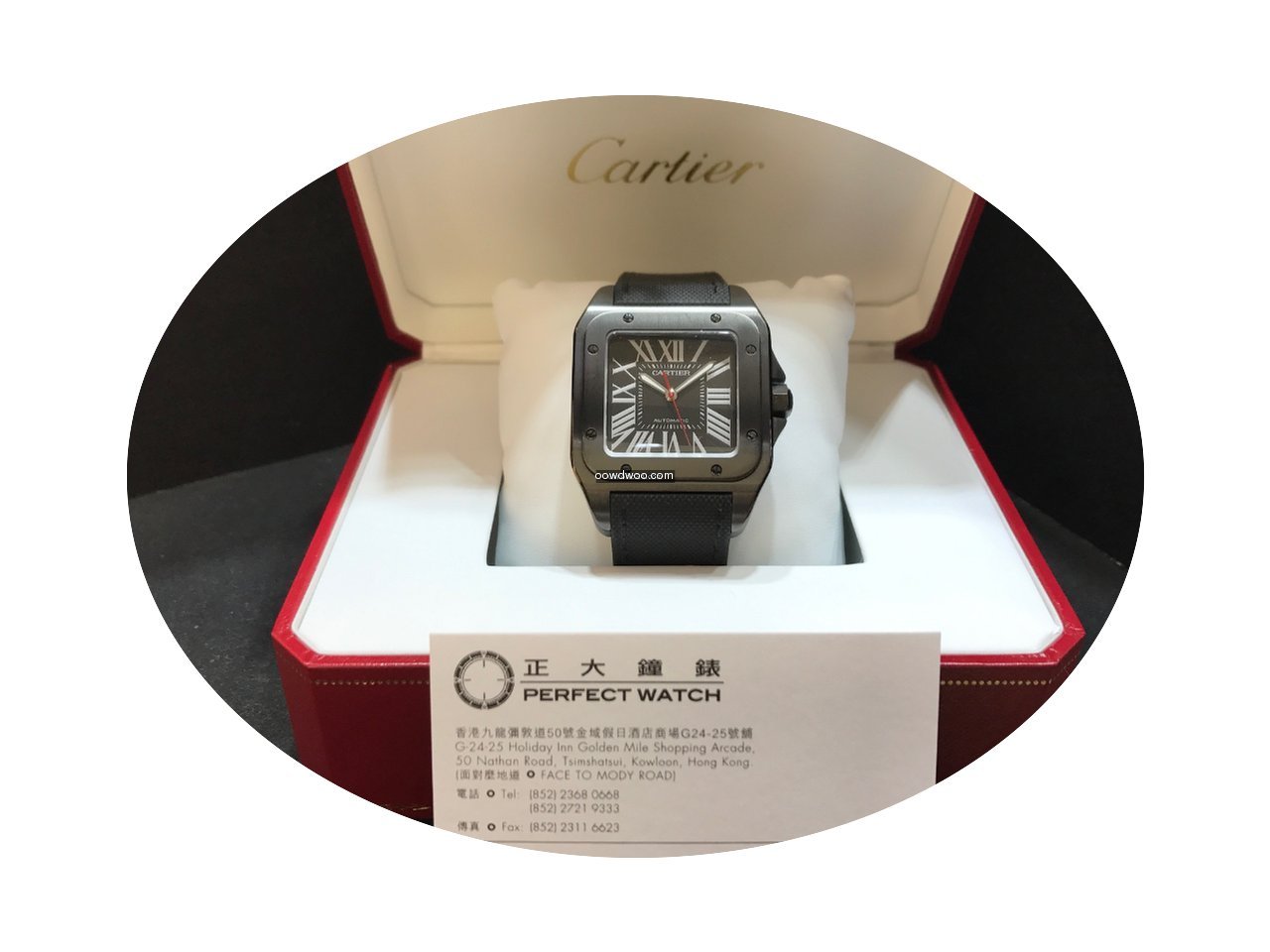 Cartier WSSA0006 Santos 100 Carbon...