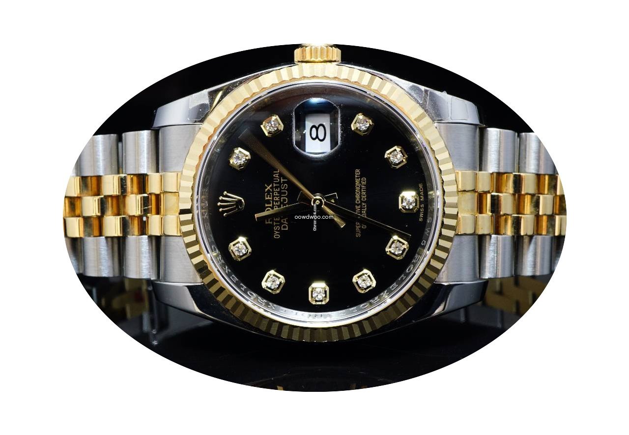 Rolex 2014 36mm Datejust, Diamond Dot, M...