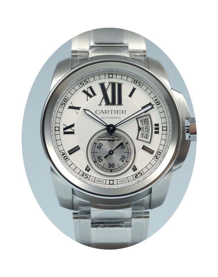 Cartier Calibre de Cartier Stahl weiß -...