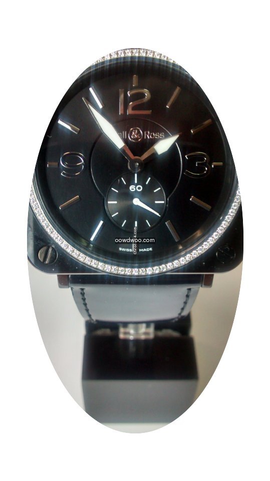 Bell & Ross BR S BLACK CERAMIC DIAMONDS...