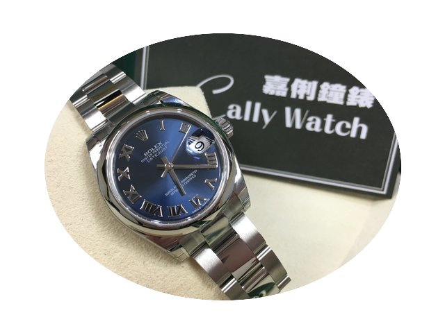 Rolex 178240 31mm Datejust Blue Roman Di...