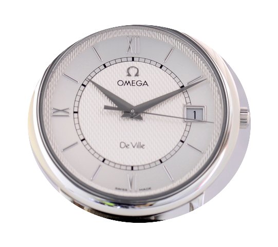 Omega De Ville Prestige silver roman cla...