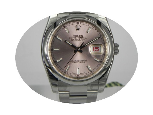 Rolex DATEJUST ROSE INDEX DIAL...
