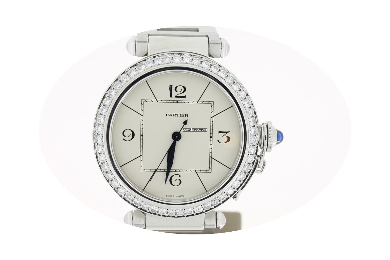 Cartier Pasha Steel Afterset Diamond 42m...