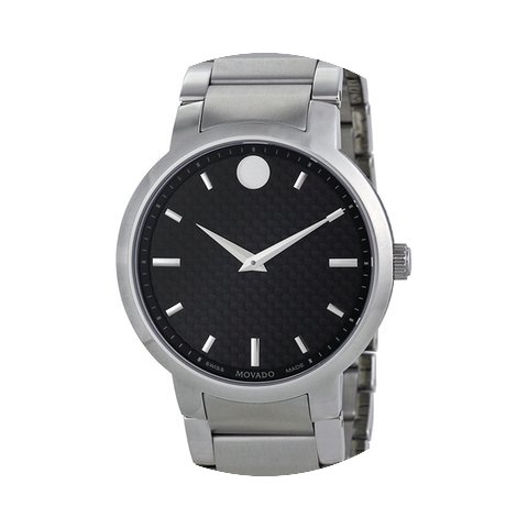 Movado Gravity Black Carbon Fiber Dial S...