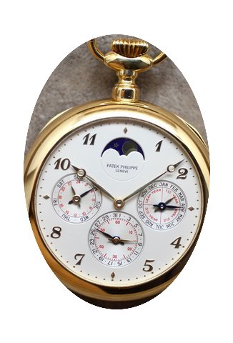 Patek Philippe 18KYG Full Perpetual Cale...