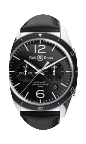 Bell & Ross BR 126 Black Bezel NEU i...