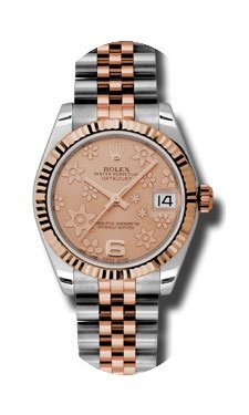 Rolex 178271 Pink Flower Dial...
