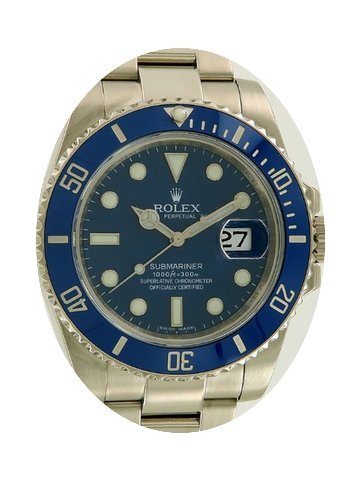 Rolex Submariner Date White Gold...