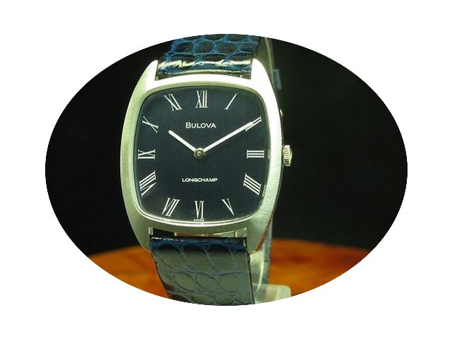 Bulova Longchamp Edelstahl Handaufzug Un...