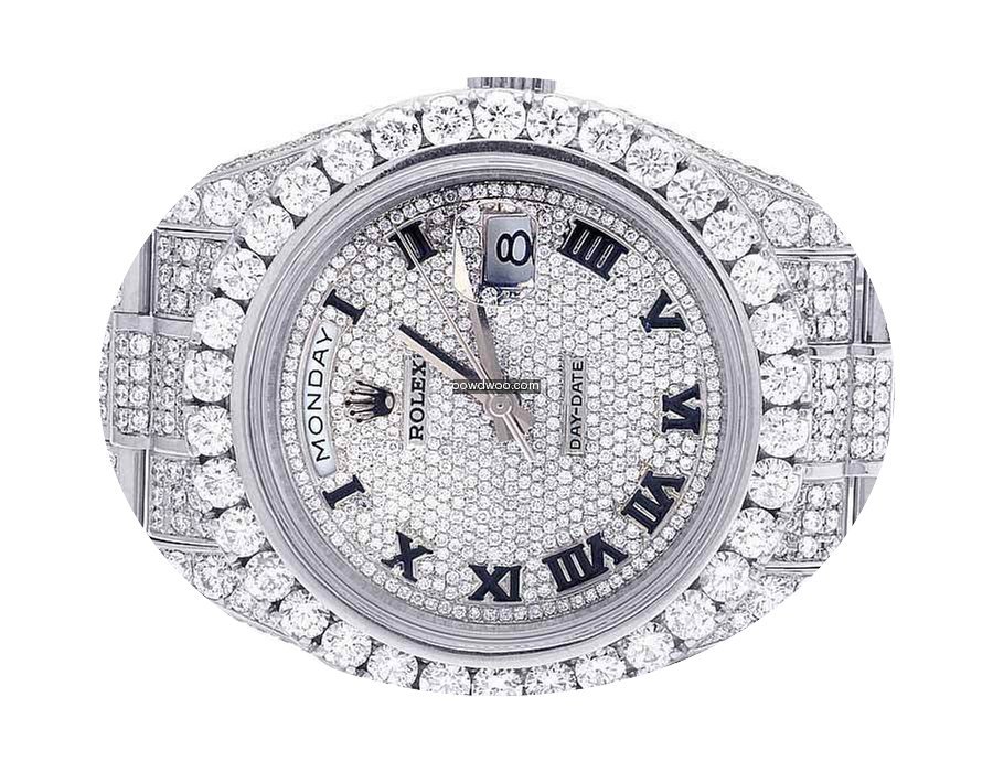 Rolex Mens Rolex Day-Date II 18K White G...