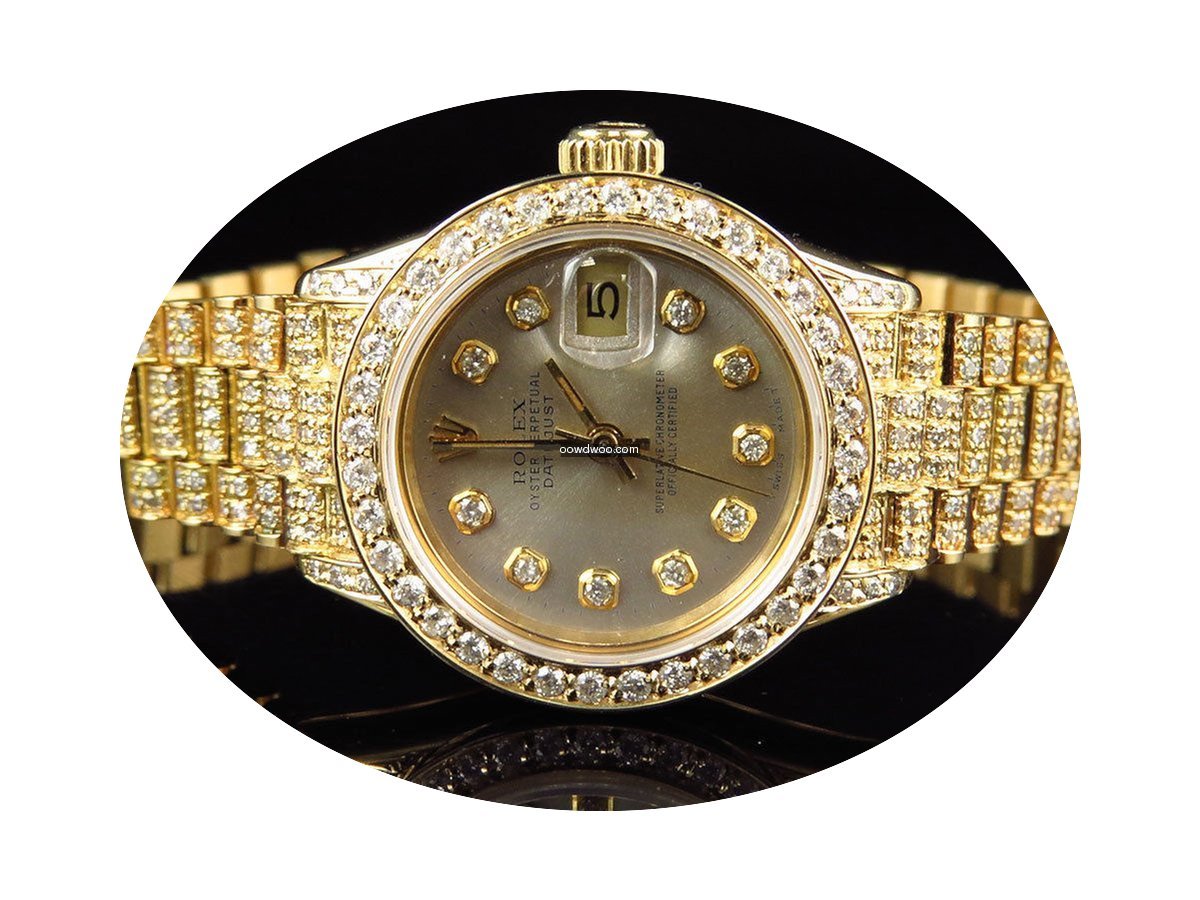 Rolex Excellent Ladies 27 MM Rolex Presi...