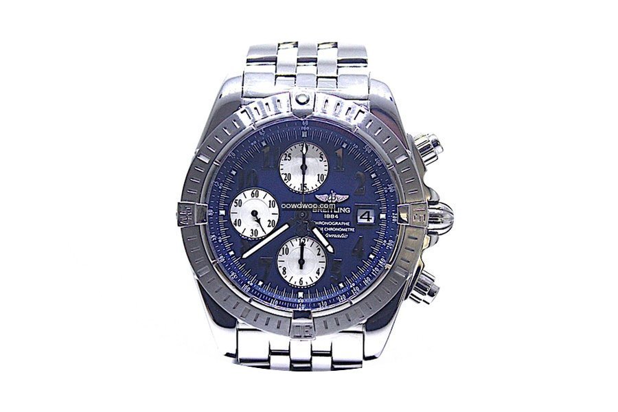 Breitling Chronomat Evolution Blue Dial ...