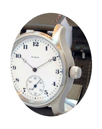 Elgin Pocket Watch Conversion To Wrist W...
