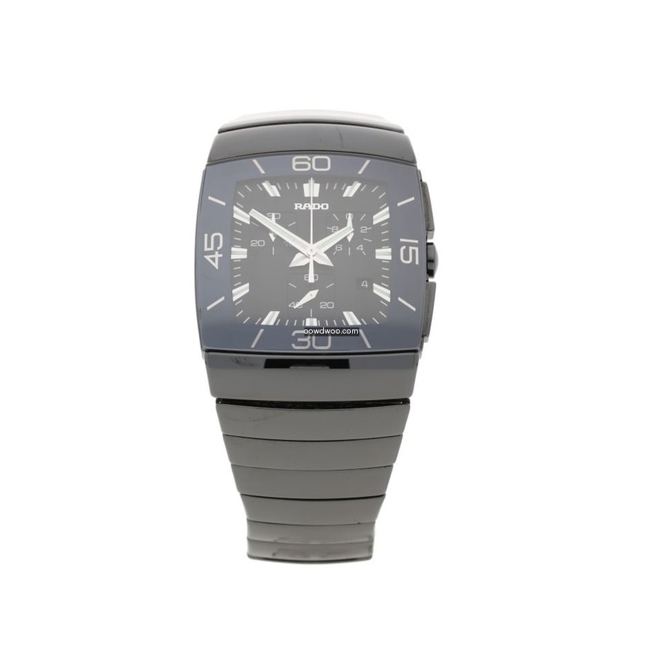 Rado Chronograph Watch - Mens - Black Ce...