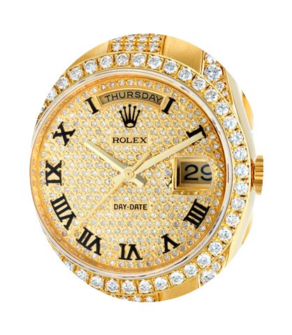 Rolex Day-Date President Yellow Gold Dia...