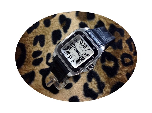 Cartier santos 100 mid size ref. 2878...