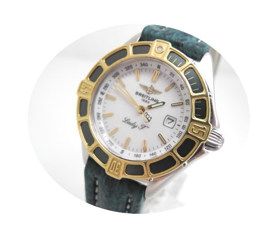 Breitling Lady J DamenStahl /Gold...