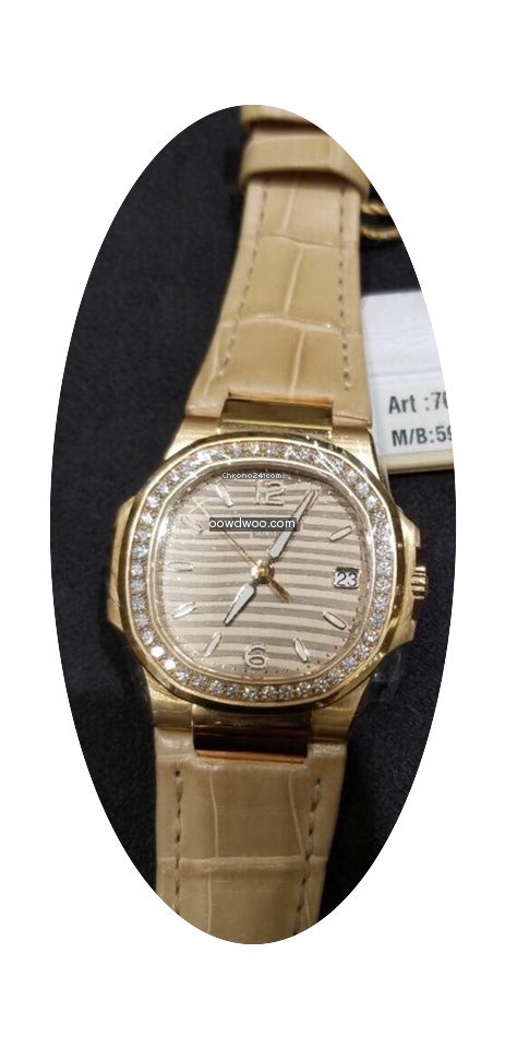 Patek Philippe Nautilus Rose Gold Ladies...