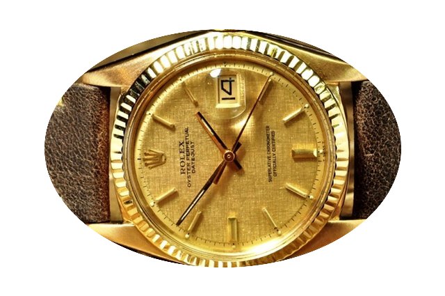 Rolex Datejust 18k Gold Mens 36mm...