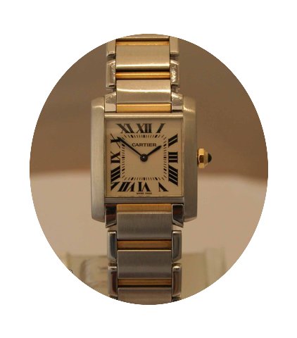 Cartier Tank Francaise Stahl/Gold...