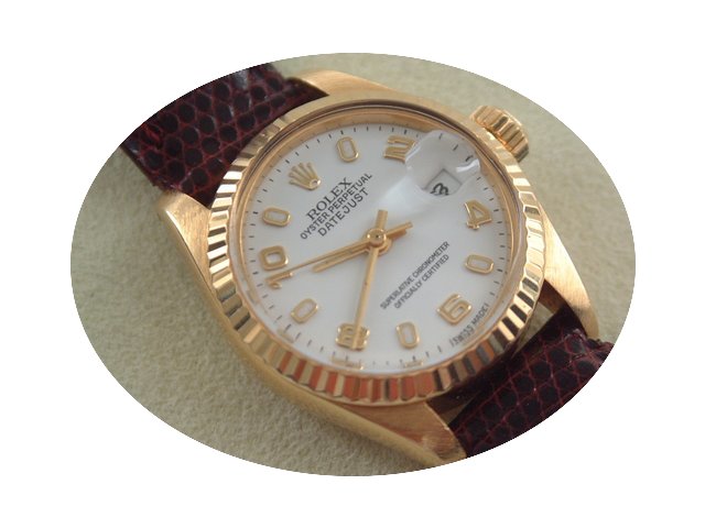 Rolex Lady Datejust 18 Kt Gelbgold 26 mm...